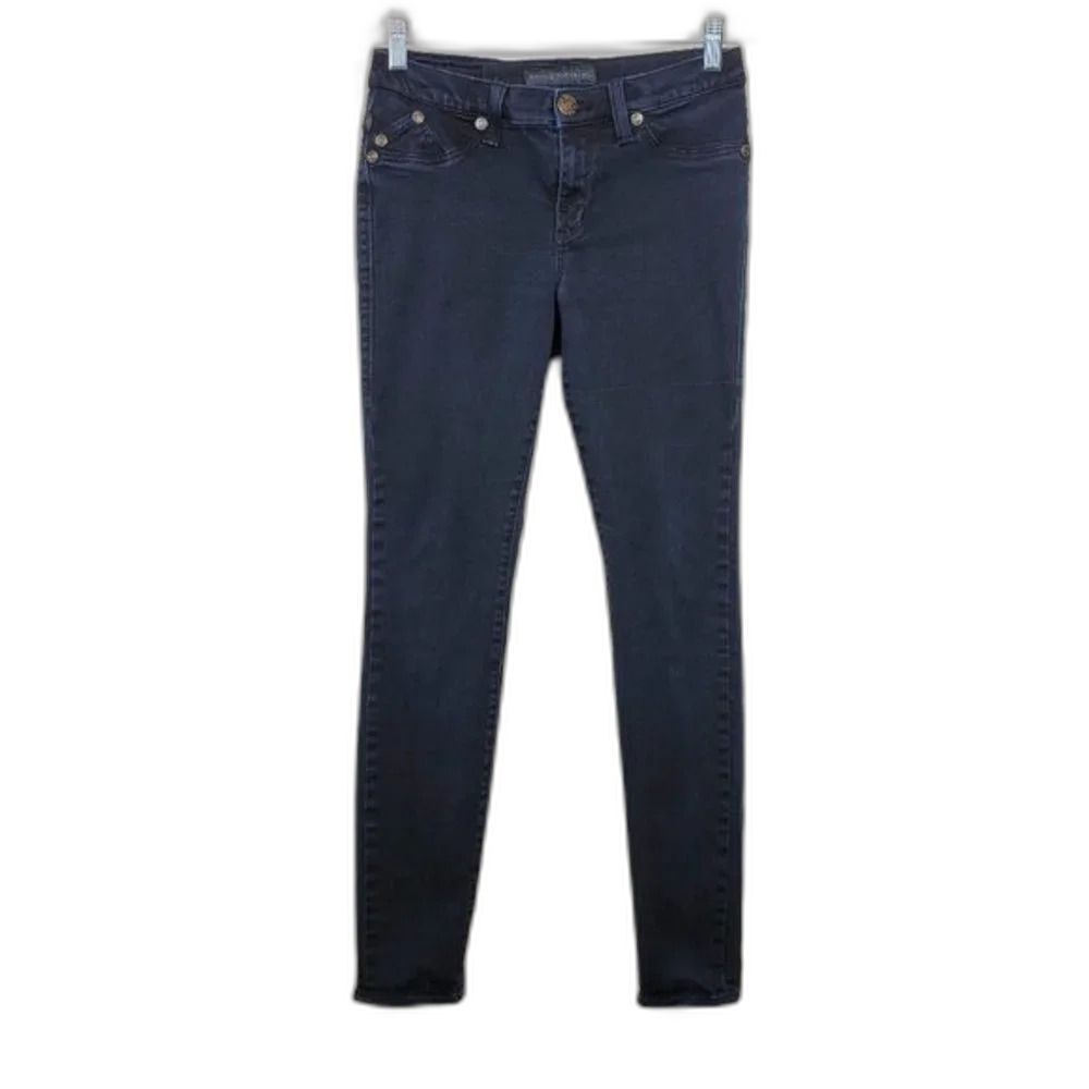 Rock & Republic Kashmiere Skinny Jeans Womans Size 6 Blue‎ Dark Wash